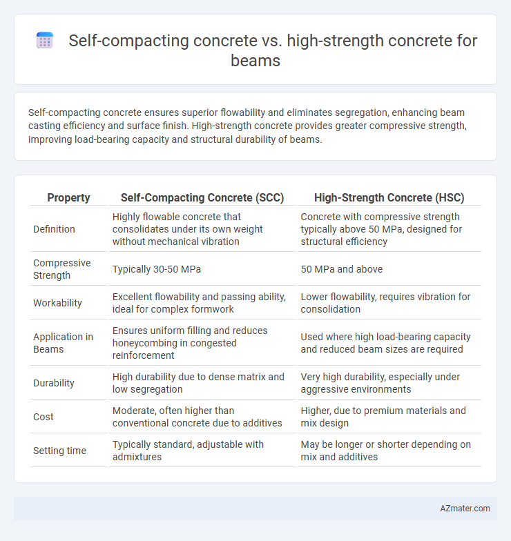 Self-compacting concrete vs. high-strength concrete for beams - What is The Difference?