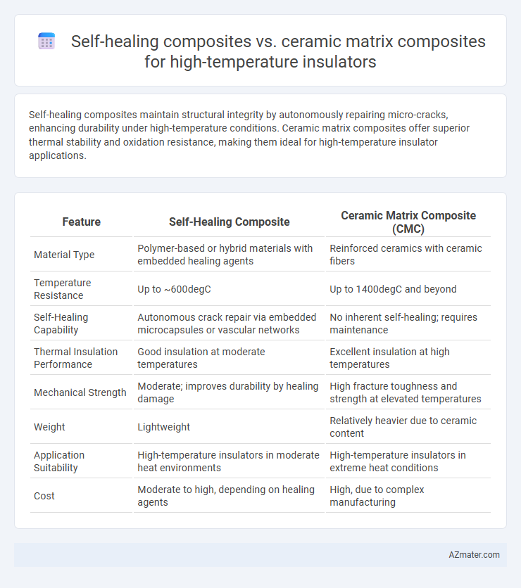 Self-healing composites vs. ceramic matrix composites for high-temperature insulators - What is The Difference?