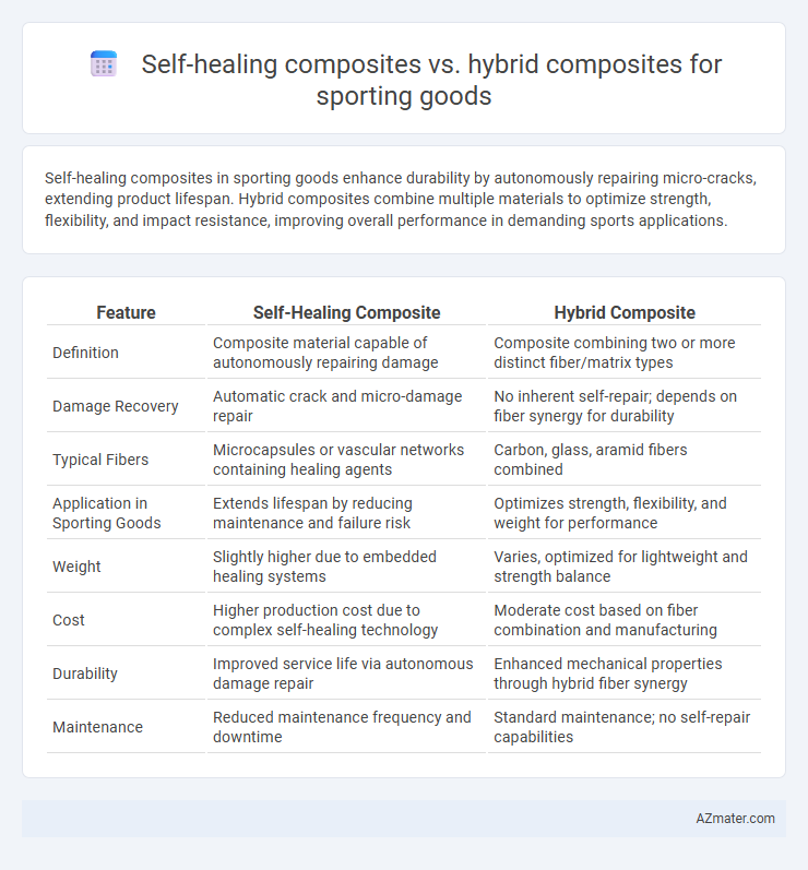 Self-healing composites vs. hybrid composites for sporting goods - What is The Difference?
