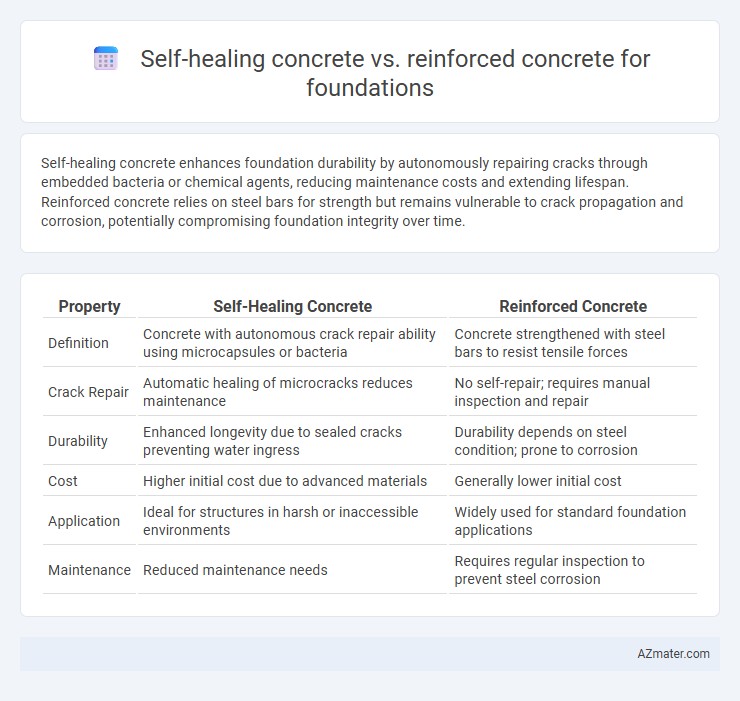 Self-healing concrete vs. reinforced concrete for foundations - What is The Difference?