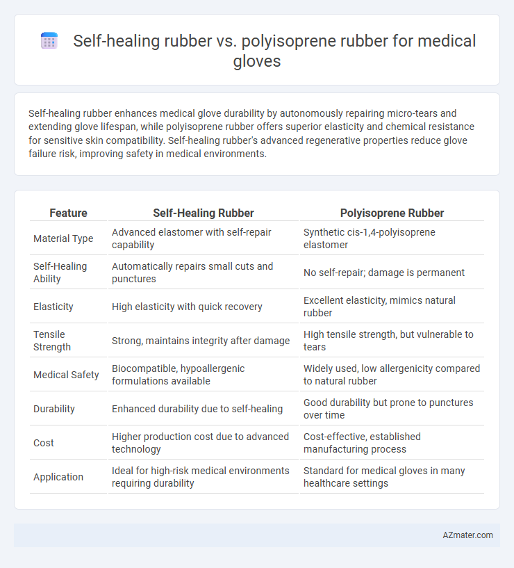 Self-healing rubber vs. polyisoprene rubber for medical gloves - What is The Difference?