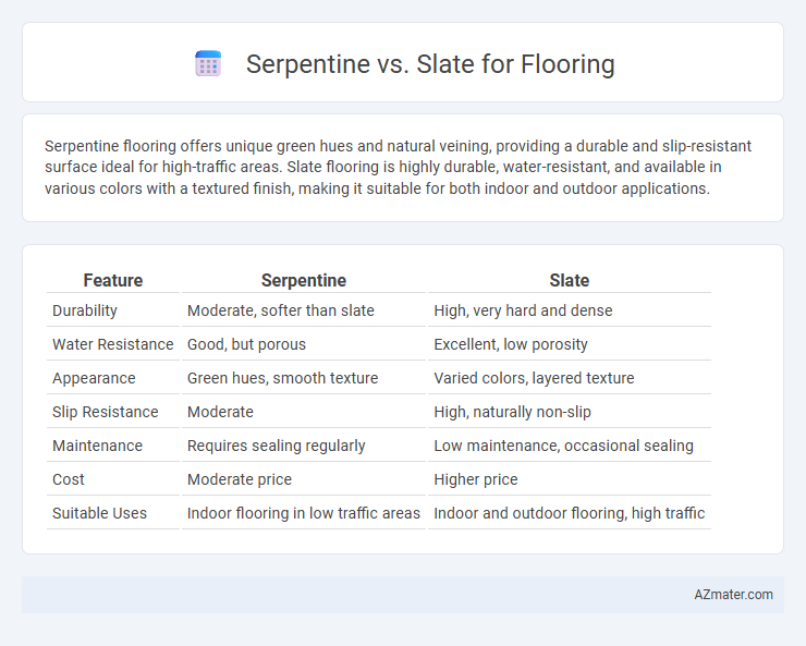 Serpentine vs. Slate for Flooring - What is The Difference?