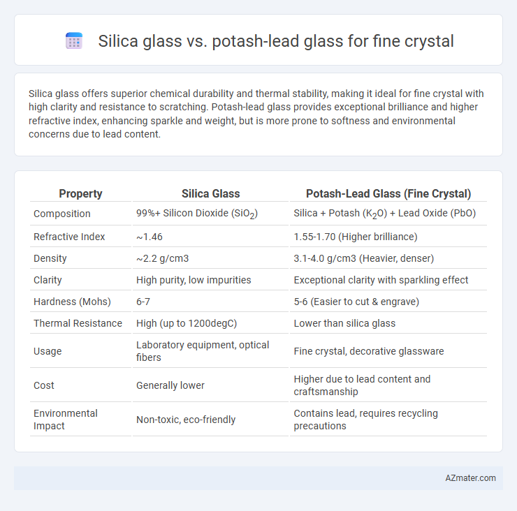 Silica glass vs. potash-lead glass for fine crystal - What is The Difference?