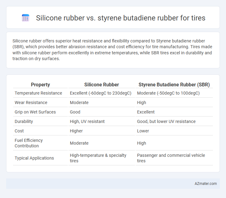 Silicone rubber vs. styrene butadiene rubber for tires - What is The Difference?