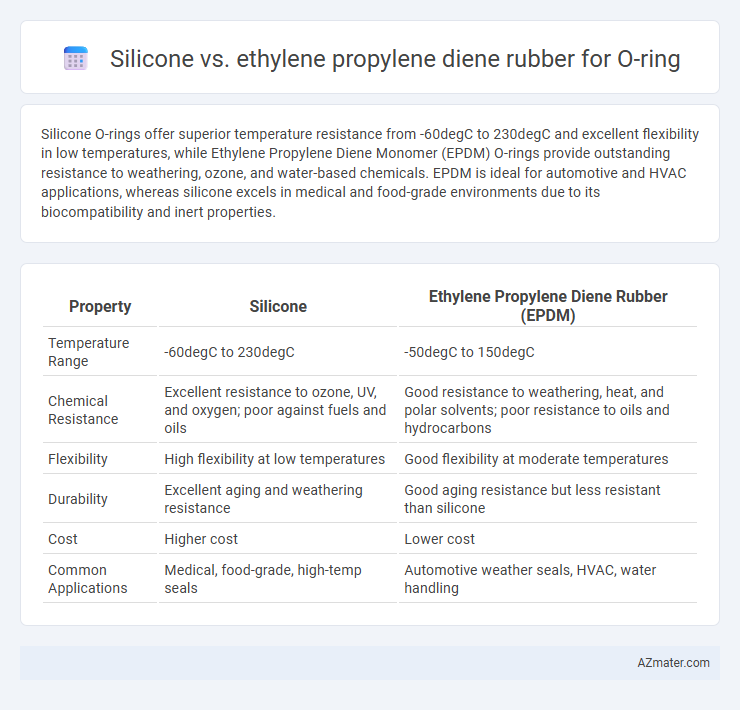 Silicone vs. ethylene propylene diene rubber for O-ring - What is The Difference?