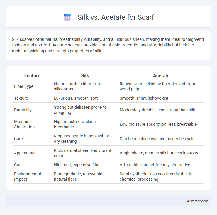 Silk vs. Acetate for Scarf - What is The Difference?