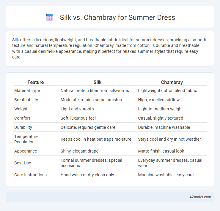 Silk vs. Chambray for Summer Dress - What is The Difference?