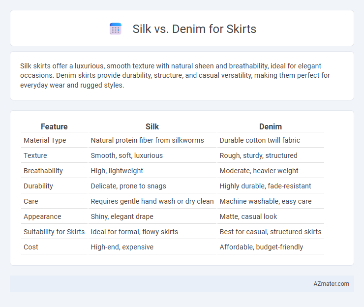 Silk vs. Denim for Skirts - What is The Difference?