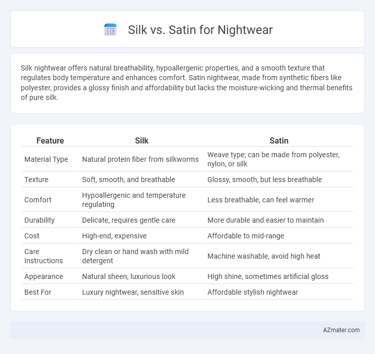 Silk vs. Satin for Nightwear - What is The Difference?