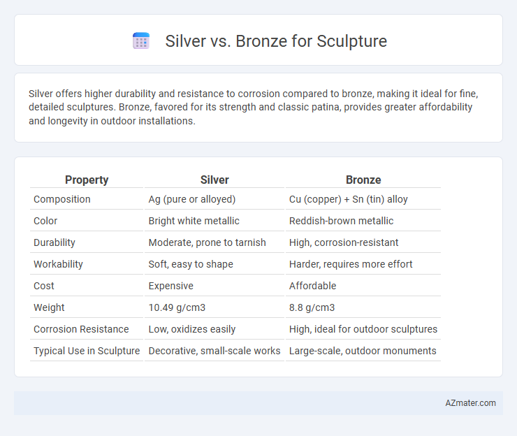 Silver vs. Bronze for Sculpture - What is The Difference?