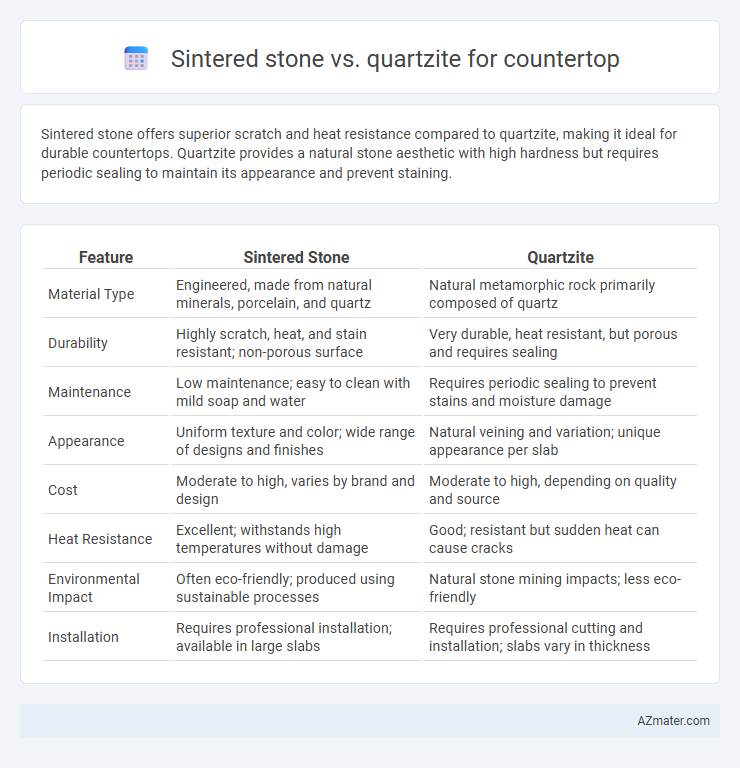 Sintered stone vs. quartzite for countertop - What is The Difference?