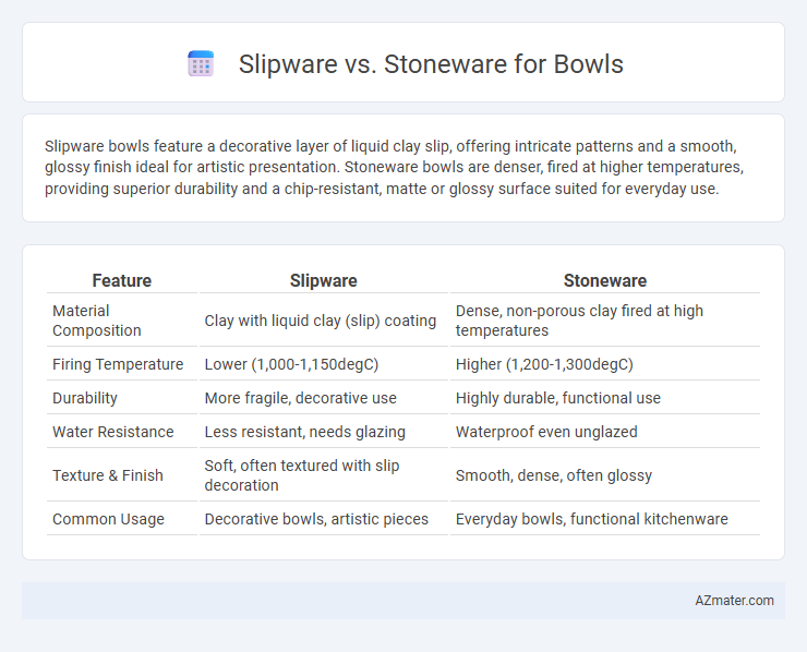 Slipware vs. Stoneware for Bowls - What is The Difference?