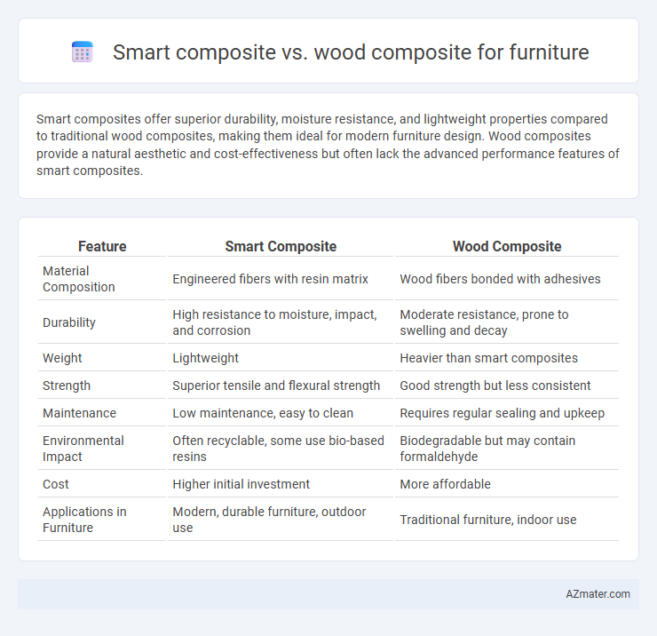 Smart composite vs. wood composite for furniture - What is The Difference?