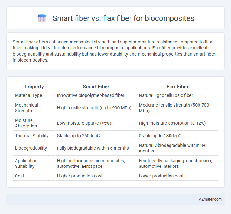 Smart fiber vs. flax fiber for biocomposites - What is The Difference?