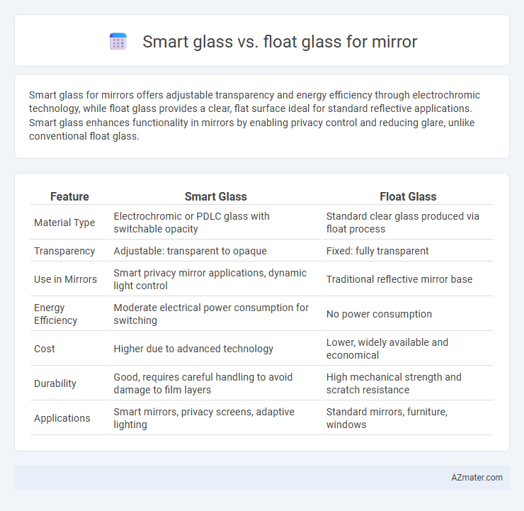 Smart glass vs. float glass for mirror - What is The Difference?