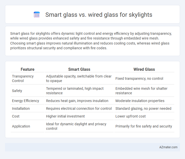 Smart glass vs. wired glass for skylights - What is The Difference?