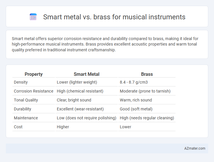 Smart metal vs. brass for musical instruments - What is The Difference?