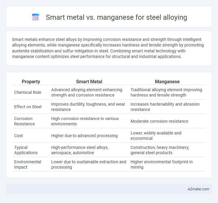 Smart metal vs. manganese for steel alloying - What is The Difference?