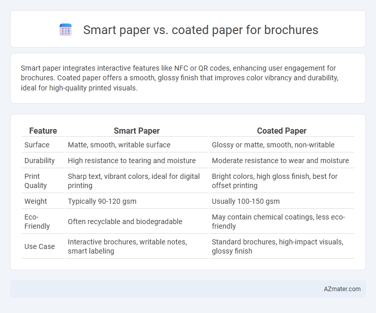 Smart paper vs. coated paper for brochures - What is The Difference?