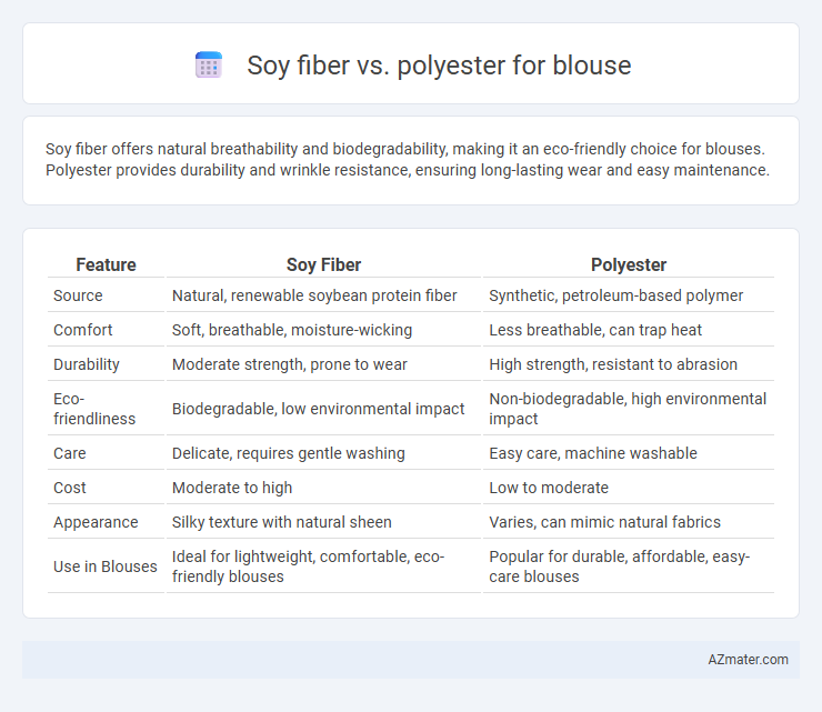 Soy fiber vs. polyester for blouse - What is The Difference?