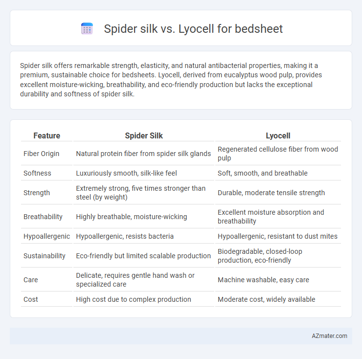 Spider silk vs. Lyocell for bedsheet - What is The Difference?