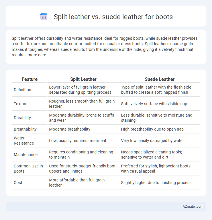 Split leather vs. suede leather for boots - What is The Difference?