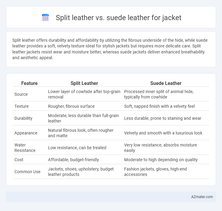 Split leather vs. suede leather for jacket - What is The Difference?