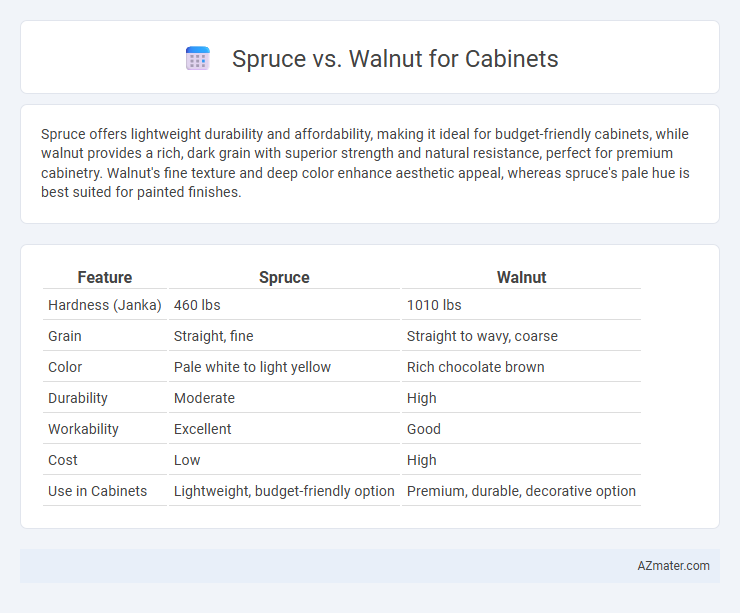 Spruce vs. Walnut for Cabinets - What is The Difference?