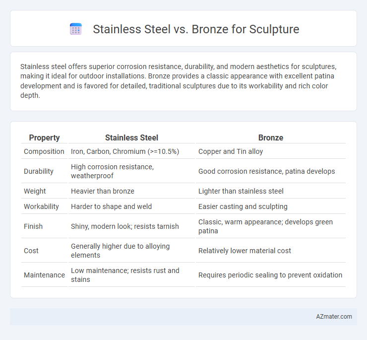 Stainless Steel vs. Bronze for Sculpture - What is The Difference?