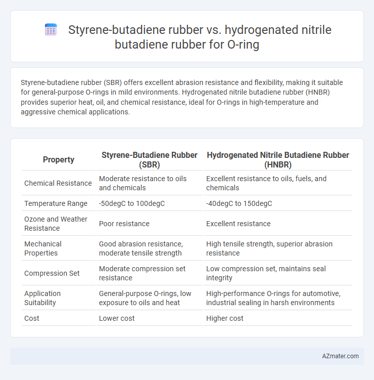 Styrene-butadiene rubber vs. hydrogenated nitrile butadiene rubber for O-ring - What is The Difference?