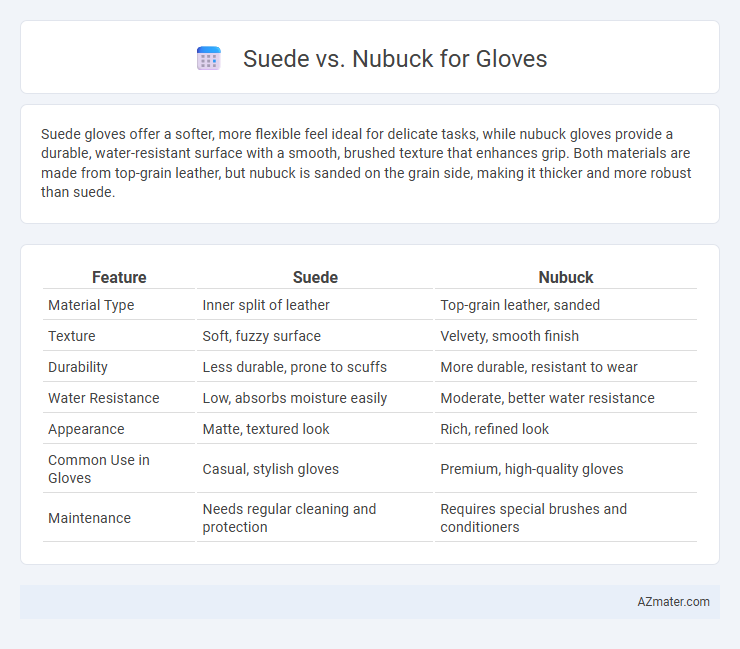 Suede vs. Nubuck for Gloves - What is The Difference?