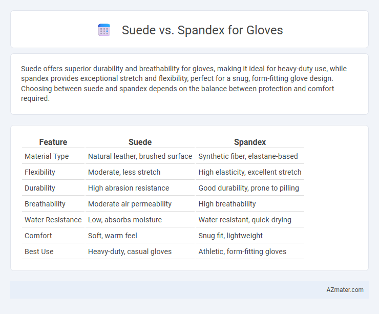 Suede vs. Spandex for Gloves - What is The Difference?