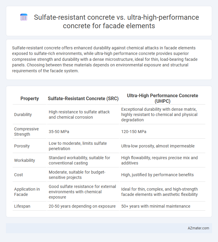Sulfate-resistant concrete vs. ultra-high-performance concrete for facade elements - What is The Difference?