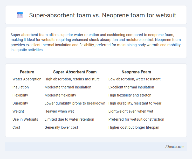 Super-absorbent foam vs. Neoprene foam for wetsuit - What is The Difference?