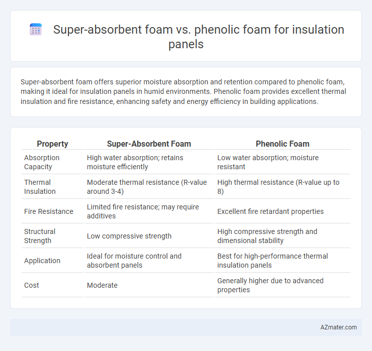 Super-absorbent foam vs. phenolic foam for insulation panels - What is The Difference?