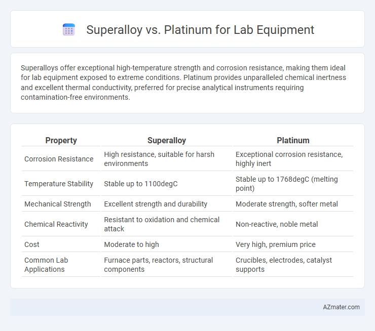 Superalloy vs. Platinum for Lab Equipment - What is The Difference?