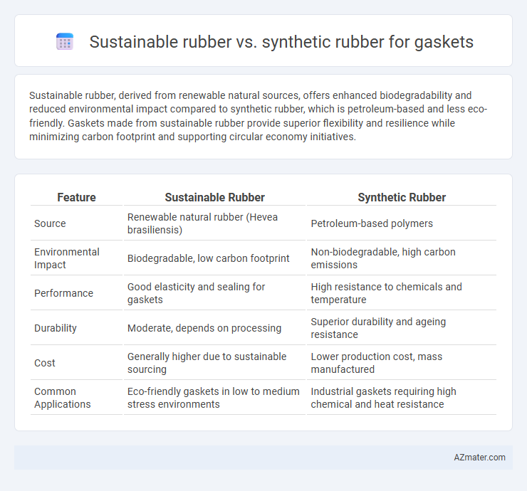 Sustainable rubber vs. synthetic rubber for gaskets - What is The Difference?
