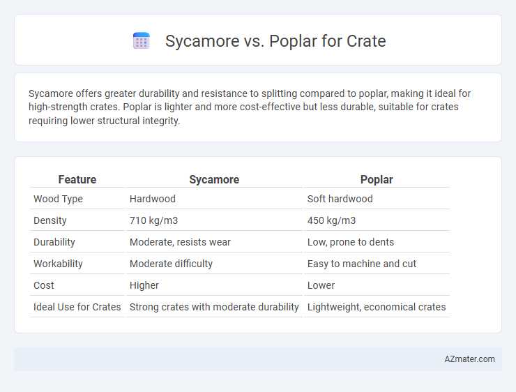 Sycamore vs. Poplar for Crate - What is The Difference?