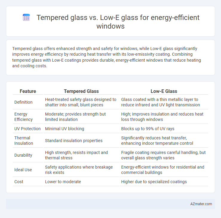 Tempered glass vs. Low-E glass for energy-efficient windows - What is The Difference?