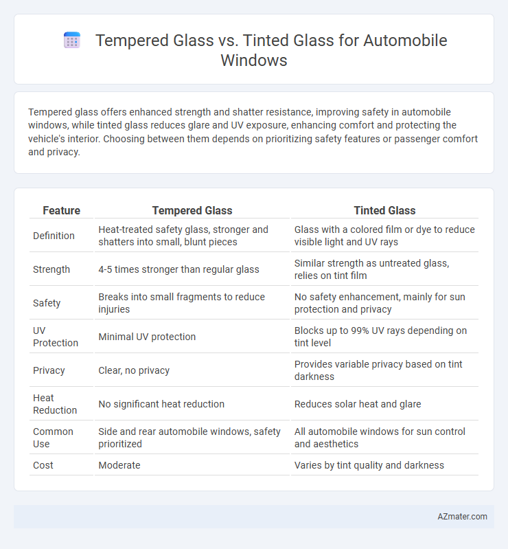 Tempered Glass vs. Tinted Glass for Automobile Windows - What is The Difference?