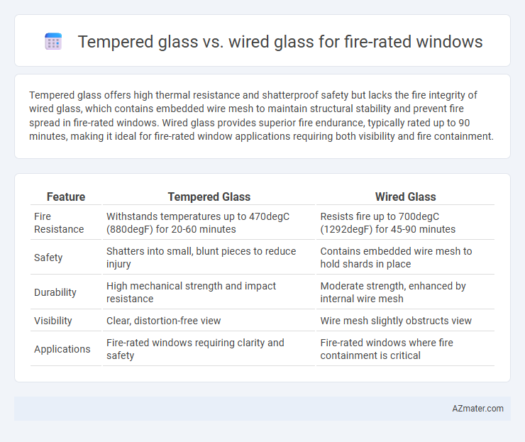 Tempered glass vs. wired glass for fire-rated windows - What is The Difference?