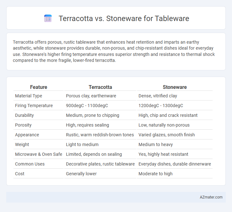 Terracotta vs. Stoneware for Tableware - What is The Difference?