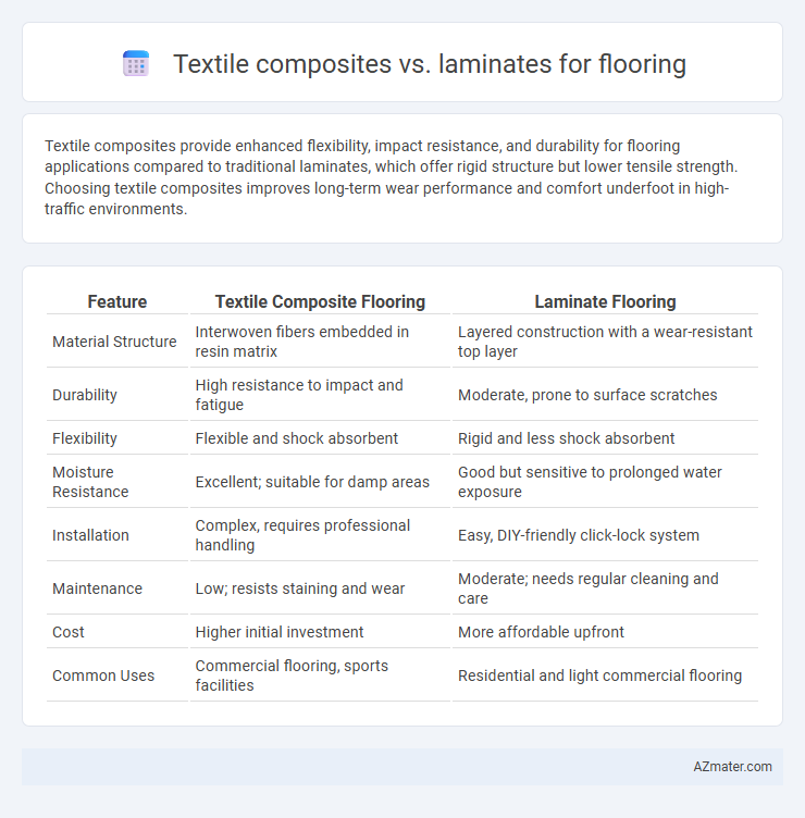 Textile composites vs. laminates for flooring - What is The Difference?