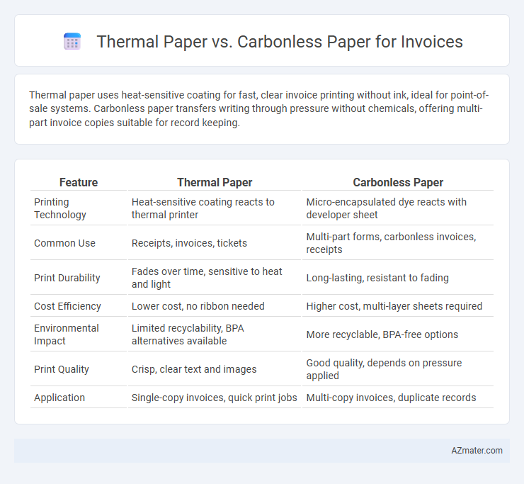 Thermal Paper vs. Carbonless Paper for Invoices - What is The Difference?