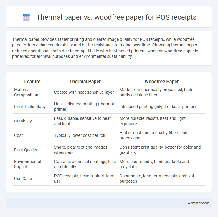 Thermal paper vs. woodfree paper for POS receipts - What is The Difference?