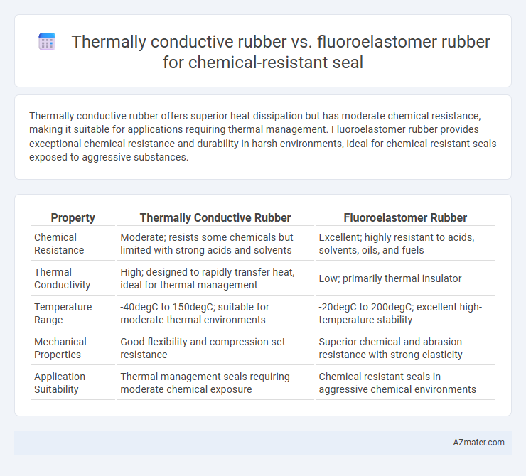 Thermally conductive rubber vs. fluoroelastomer rubber for chemical-resistant seal - What is The Difference?