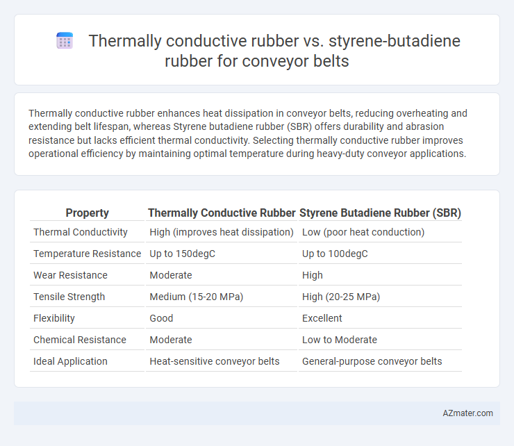 Thermally conductive rubber vs. styrene-butadiene rubber for conveyor belts - What is The Difference?