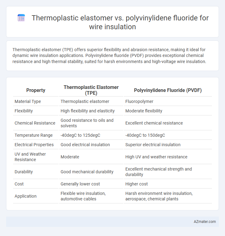 Thermoplastic elastomer vs. polyvinylidene fluoride for wire insulation - What is The Difference?