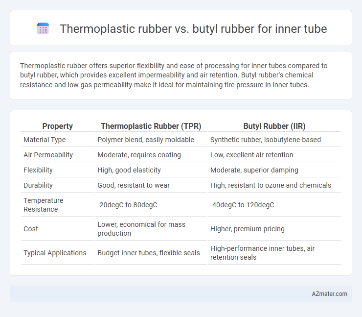 Thermoplastic rubber vs. butyl rubber for inner tube - What is The Difference?