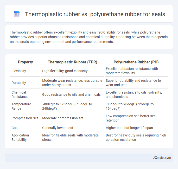 Thermoplastic rubber vs. polyurethane rubber for seals - What is The Difference?